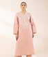 Women's Pret Lawn Embroidered Pink A-Line Shirt